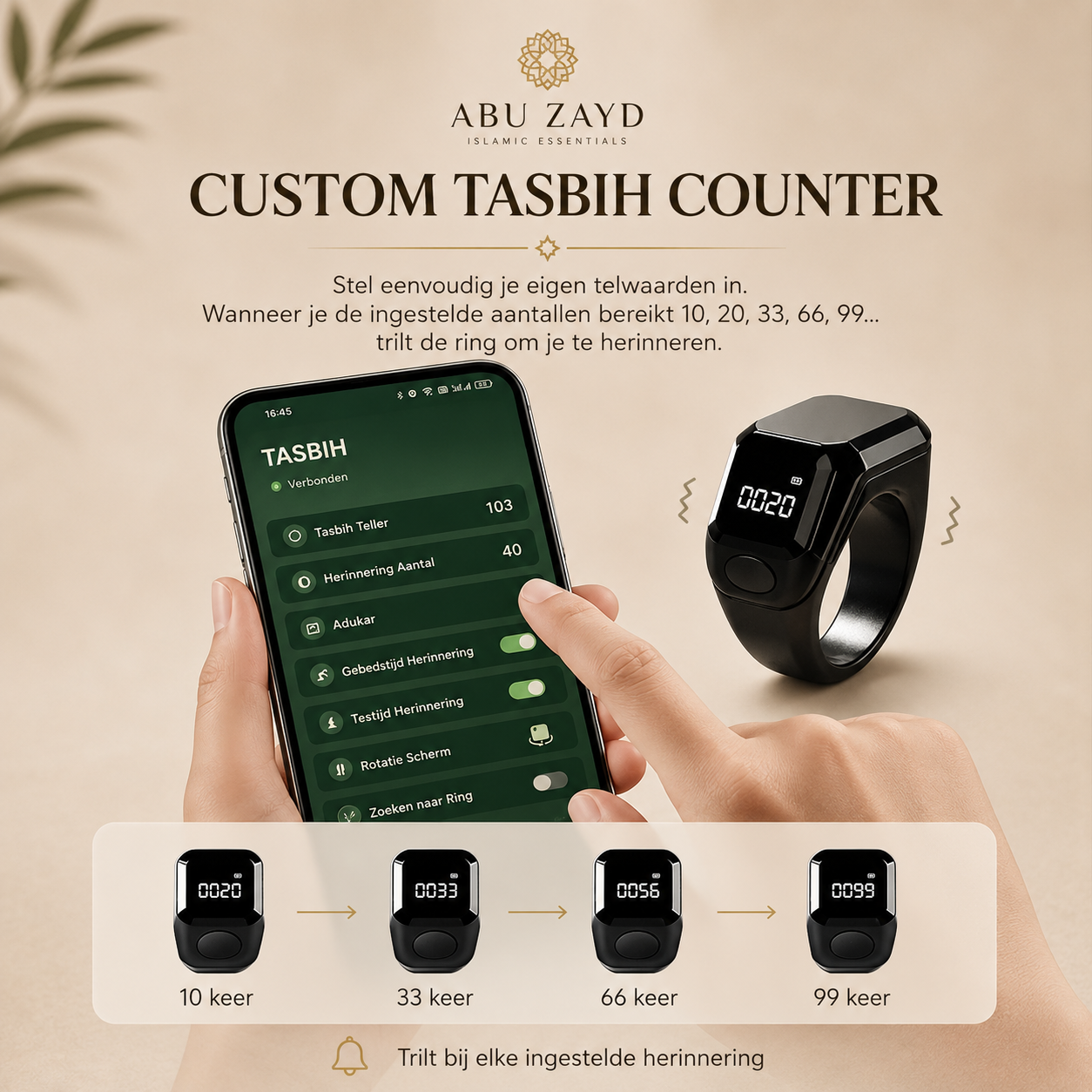 Smart Zikr Ring™